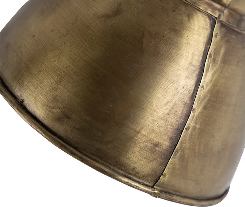 Okos mennyezeti spotlámpa bronz színben, fával, 18 cm, WiFi A60-nal - Mangoes