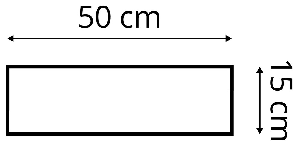 Bársony kárpitozott panel - Téglalap - 50x15cm Szín: Antik rózsaszín