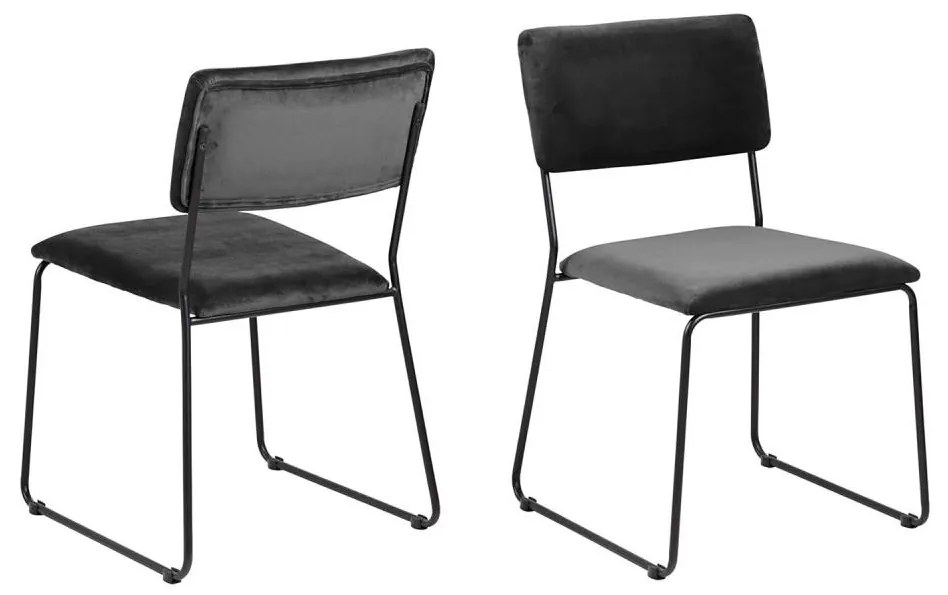 Étkezőszék COLE 1 db söt. szürke