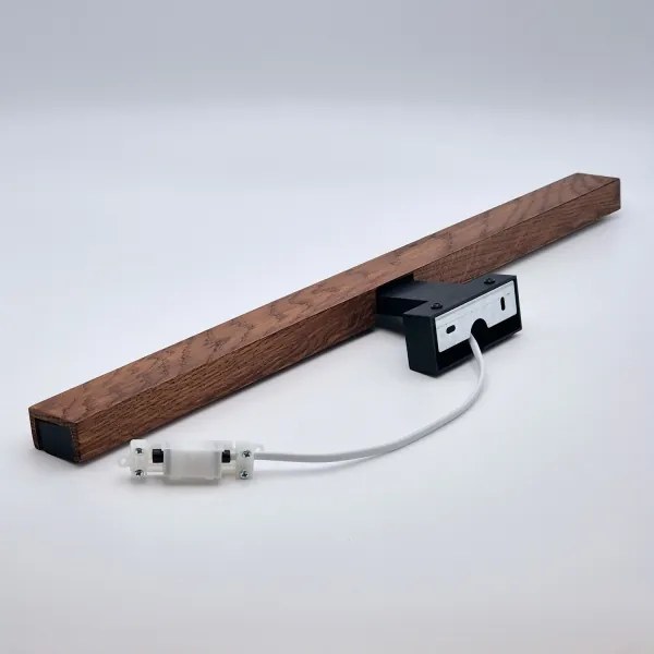 Brilagi-LED Fürdőszobai tükörmegvilágítás WOODY MIRROR LED/12W/230V IP44 tölgy/fekete