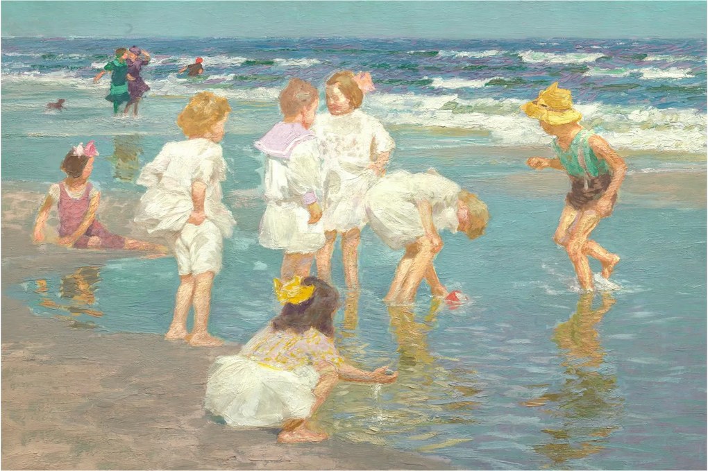 Kép - Edward Henry Potthast, A Holiday, reprodukciók (90x60 cm)