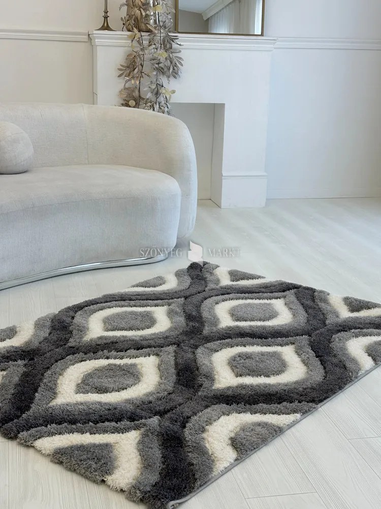 Marbella 3082A Szürke (Grey) szőnyeg 60-as szett
