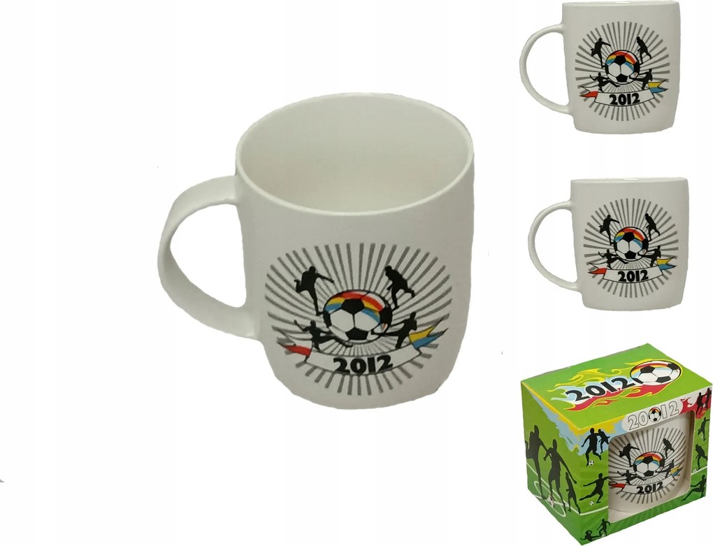 Kibica kerámia bögre 380ml Euro 2012 Ukrajna Ajándék