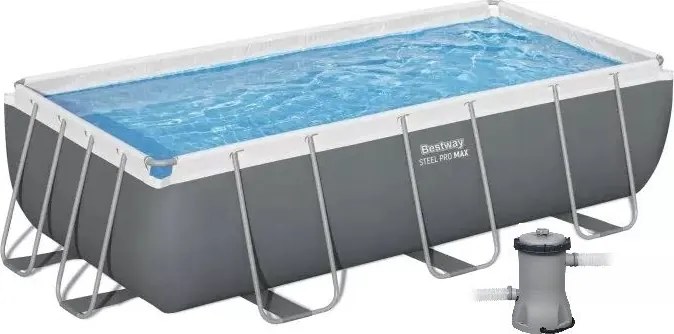 Bestway medence szerkezettel 4,12 x 2,01 x 1,22 m szett