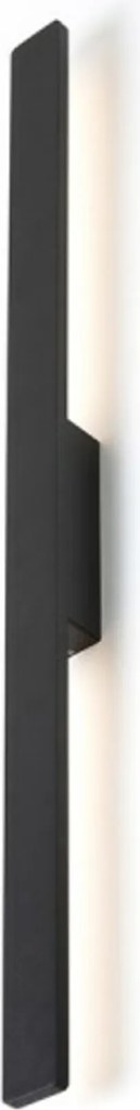 Rendl Bonarea 104 fekete Led fali lámpa 18W IP54 104 cm 3000K
