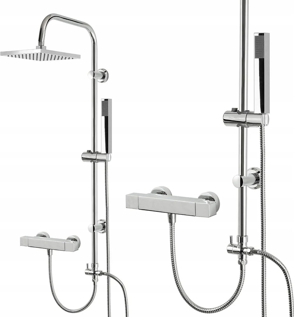 Zuhanyszett Termosztátos Zuhanyfej Termosztátos Csapteleppel Zuhany