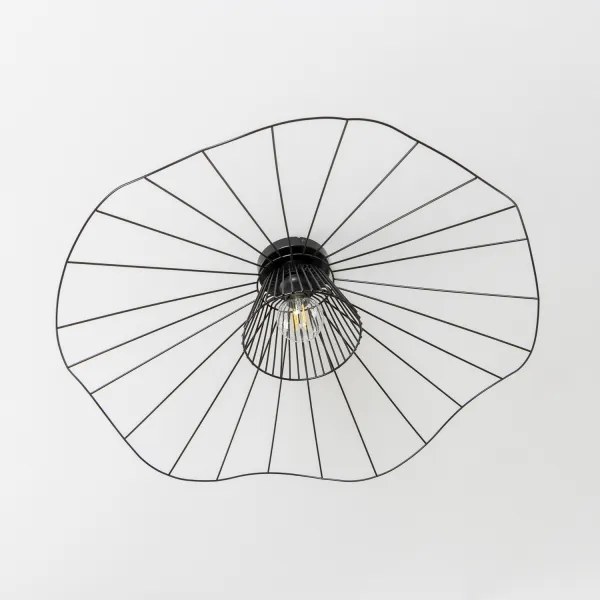 Brilagi - CERIA WIRE LED felületre szerelhető csillár 1xE27/40W/230V Ø 80 cm fekete