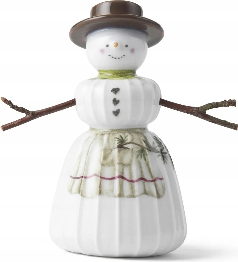 Kähler Hammershøi Christmas Karácsonyi figura Hóember Hölgy 11 cm
