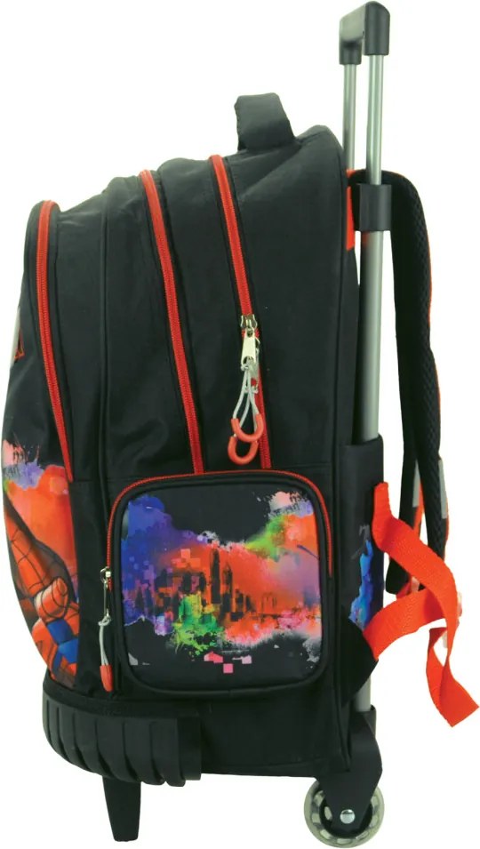 Pókember Global prémium gurulós iskolatáska, táska 42 cm