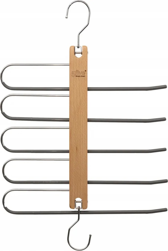 Fa Nadrágtartó, 5 Pár, 32,5X1,2X48,5 CM