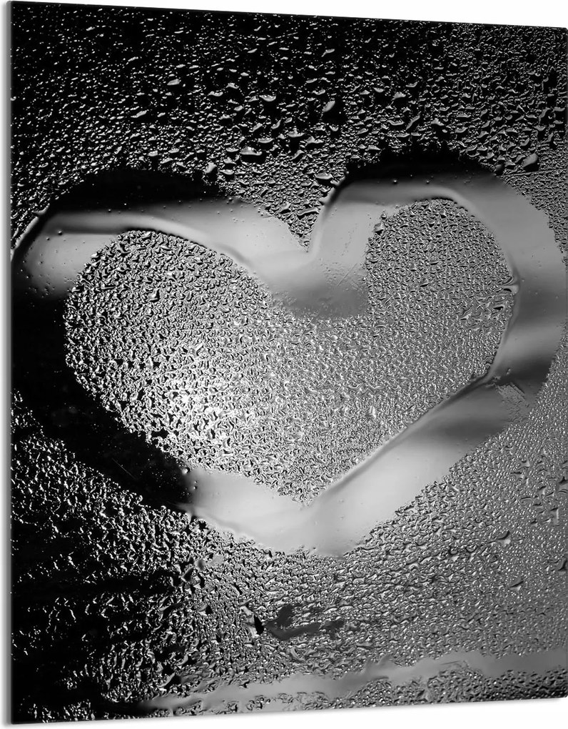 Üveg Vágódeszka 40x52 Szív a Konyhába