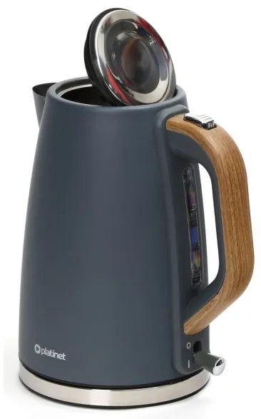 Vízforraló 1,7 l 2400W/230V rozsdamentes acél/szürke