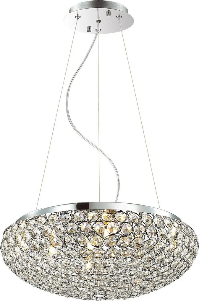 Italux glamour kristály modern függeszték santo króm itxma04995ca-007