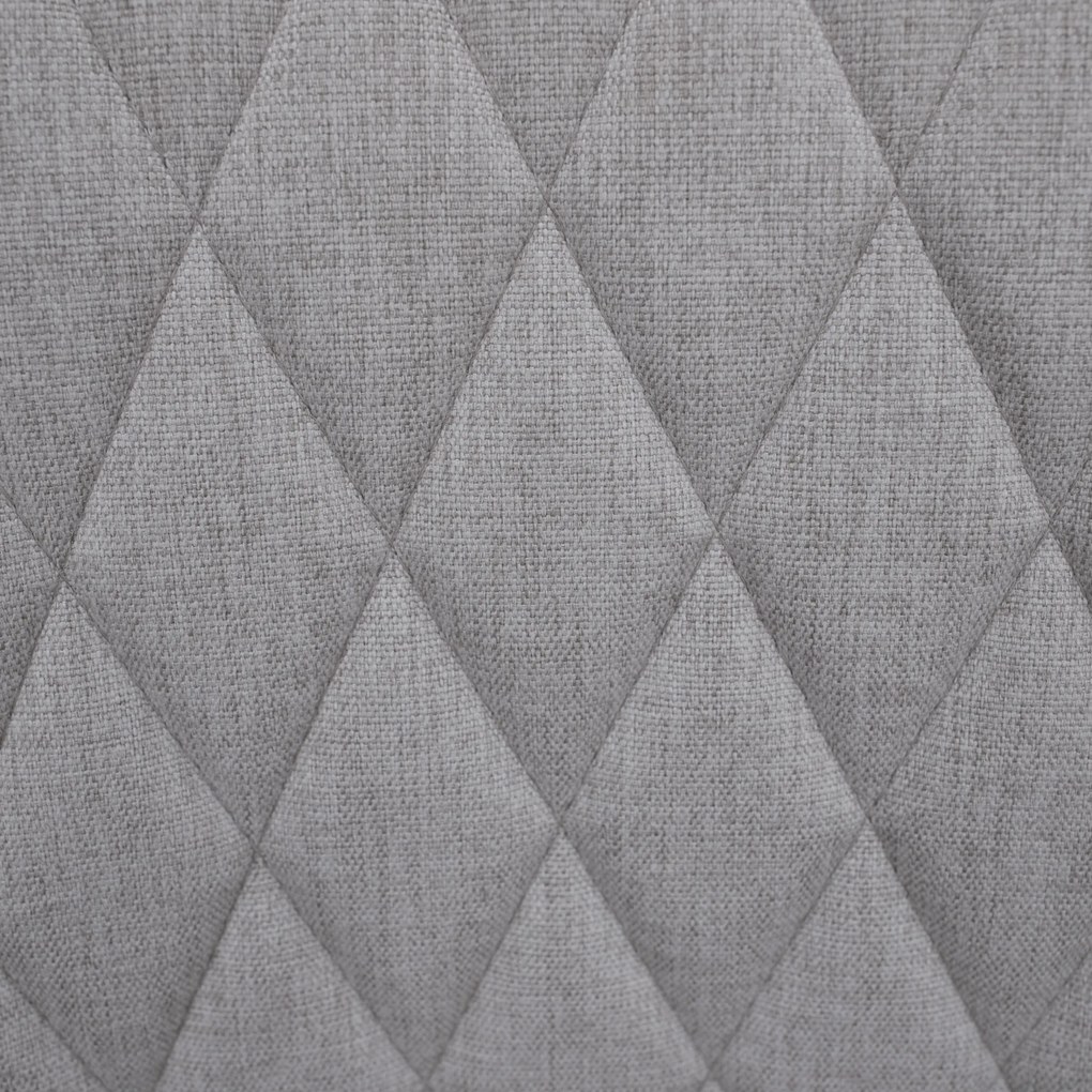 Design fotel, világosszürke/fekete, OSKOR