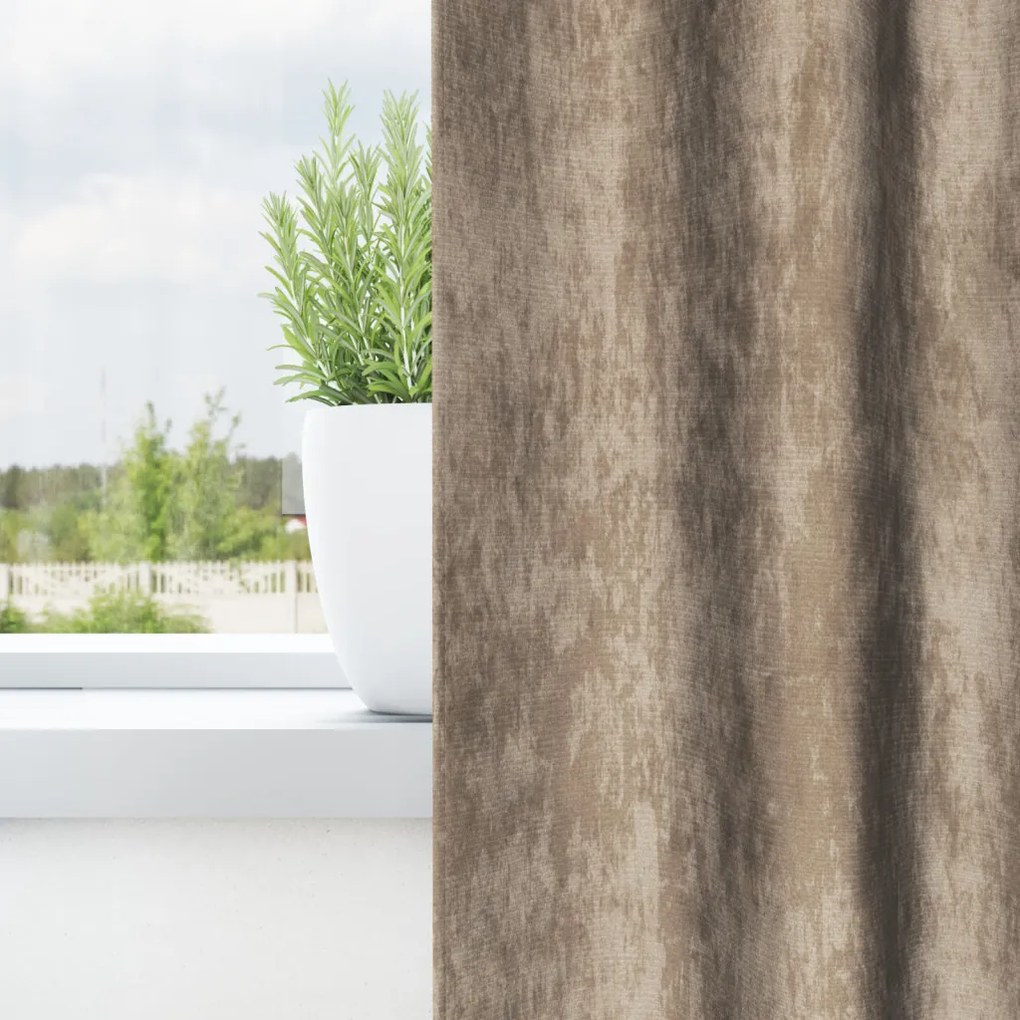 Velúr Függönyök 2 db gombbal Sampány 140x140 cm