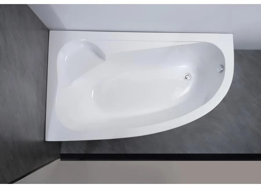 Nizza aszimmetrikus kád, bal 150x100 cm