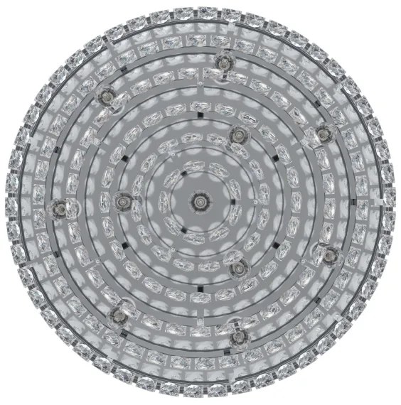 Eglo 39491 - Mennyezeti lámpa VALPARAISO 11xE14/40W/230V fényezett króm