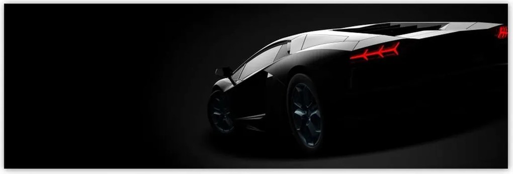 Poszterek 200x66 Fekete autó Autó