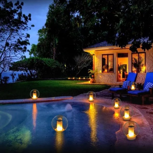 LED Szolár lámpa LED/900mAh IP68 fehér