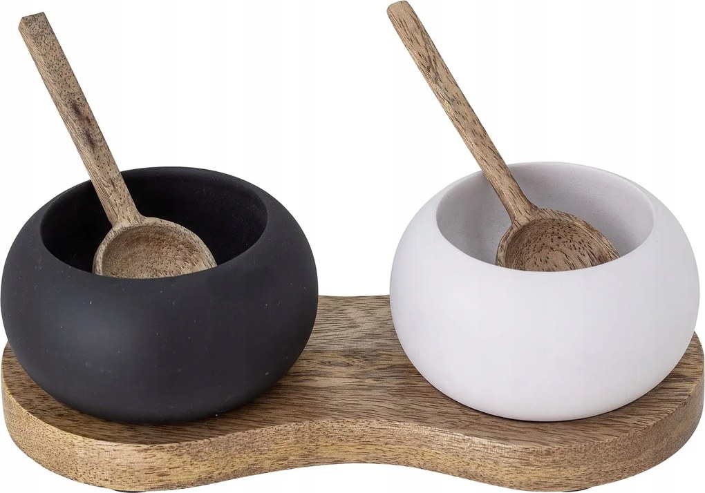 Bloomingville Fig Só- és borsszóró Só- és borsszóró tálca szett