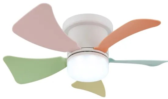 Globo 03609B - LED dimmelhető mennyezeti ventilátor HINES 10W/230V 3000-6500K + távirányító