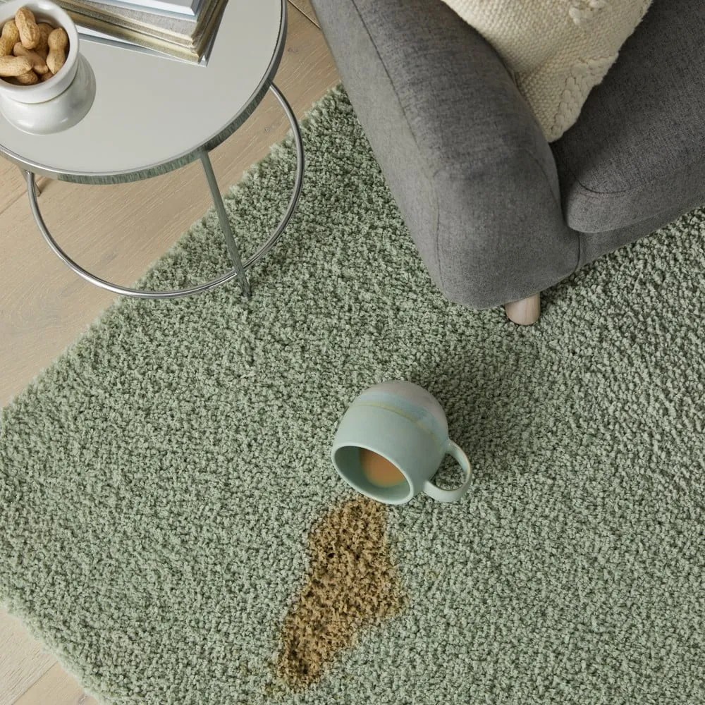 Zöld mosható szőnyeg újrahasznosított szálakból 160x230 cm Fluffy – Flair Rugs