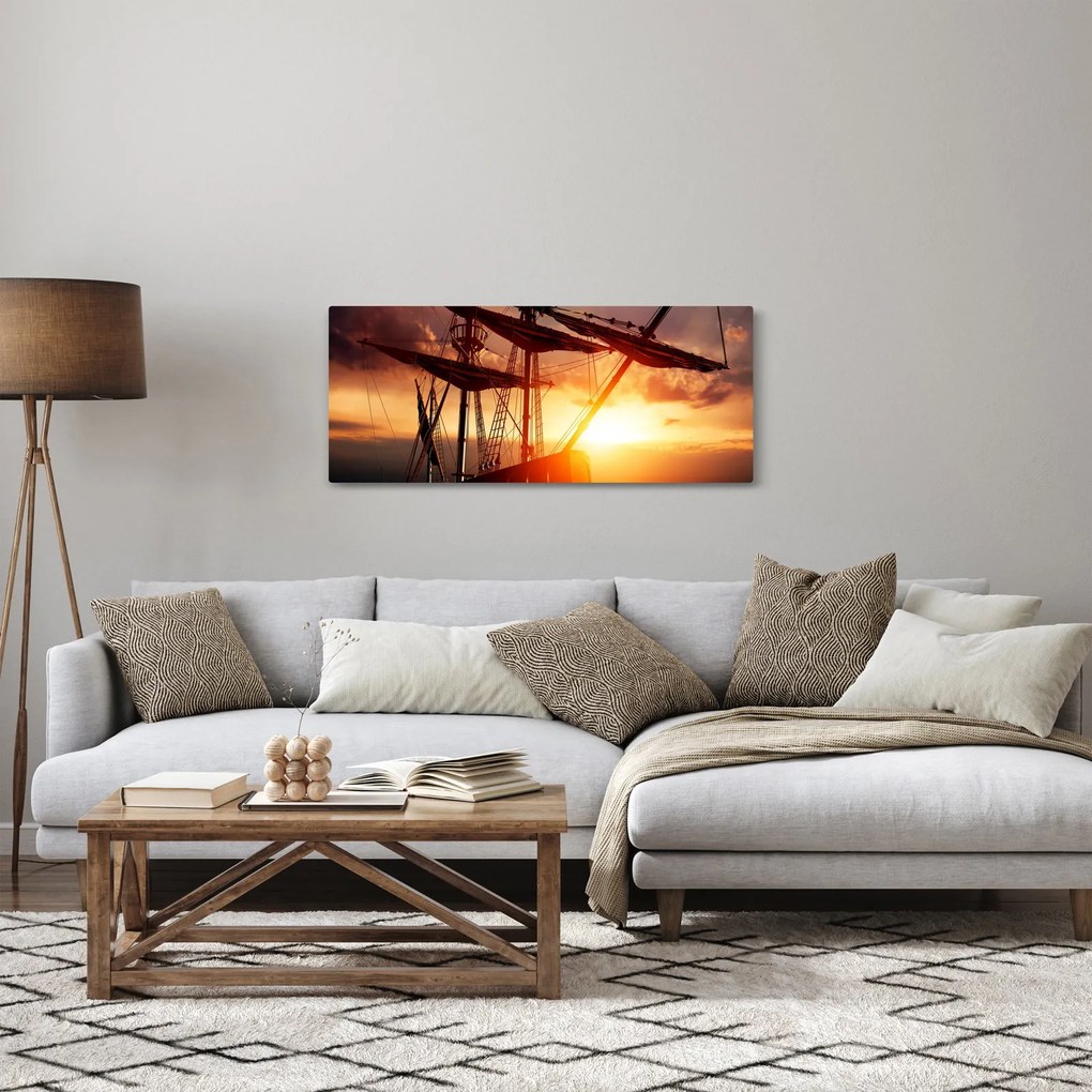 Kép - Ősi kalózhajó (120x50 cm)