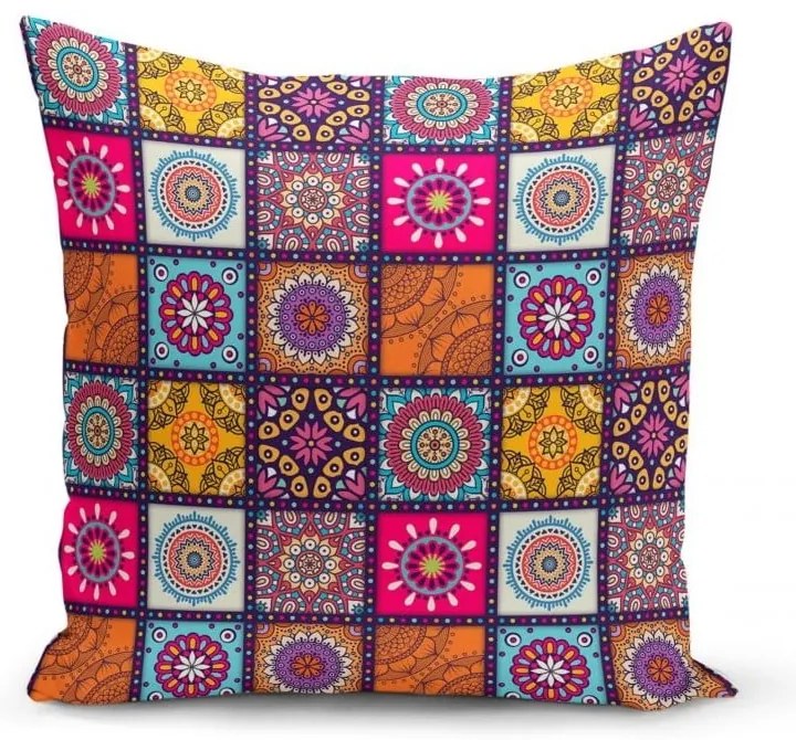 Párnahuzat szett 4 db-os 45x45 cm Mandala Tiles – Minimalist Cushion Covers