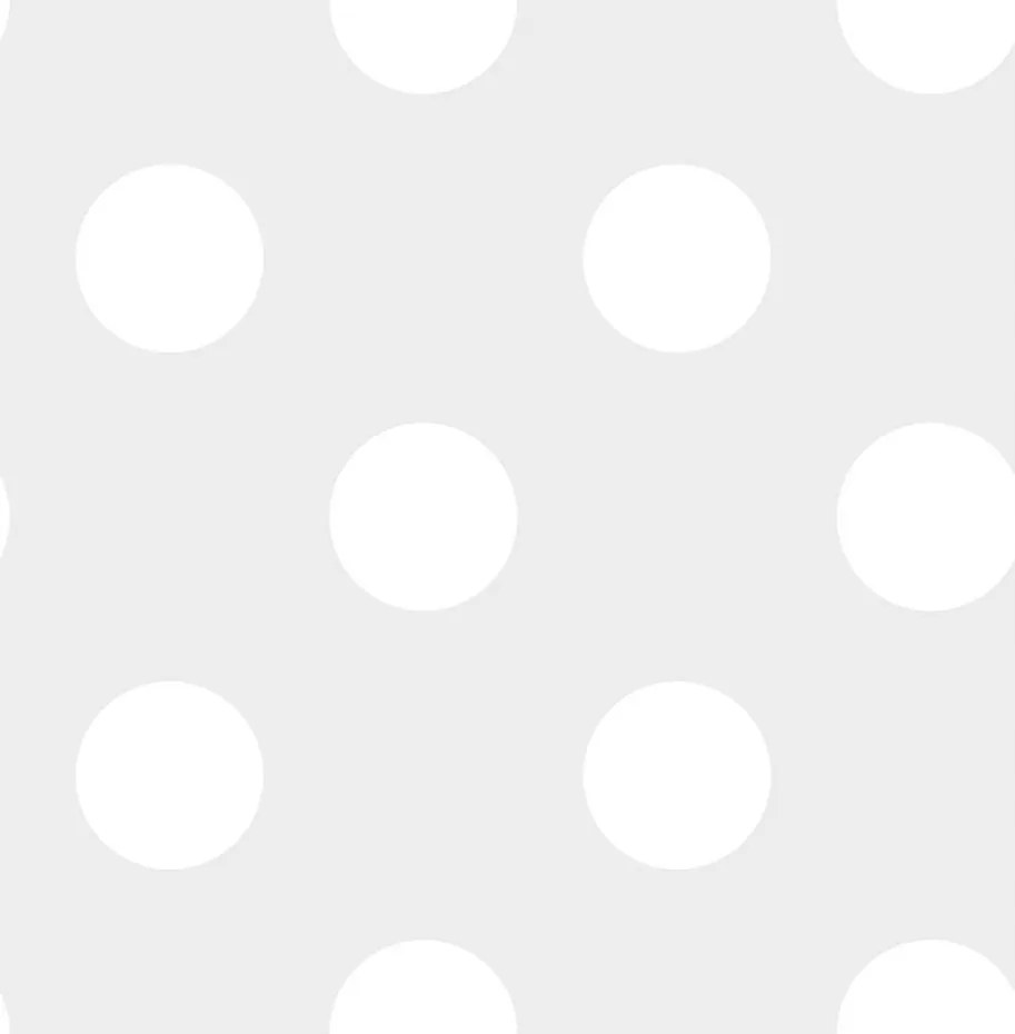Világosszürke Gyerek Tapéta Fehér Pöttyök