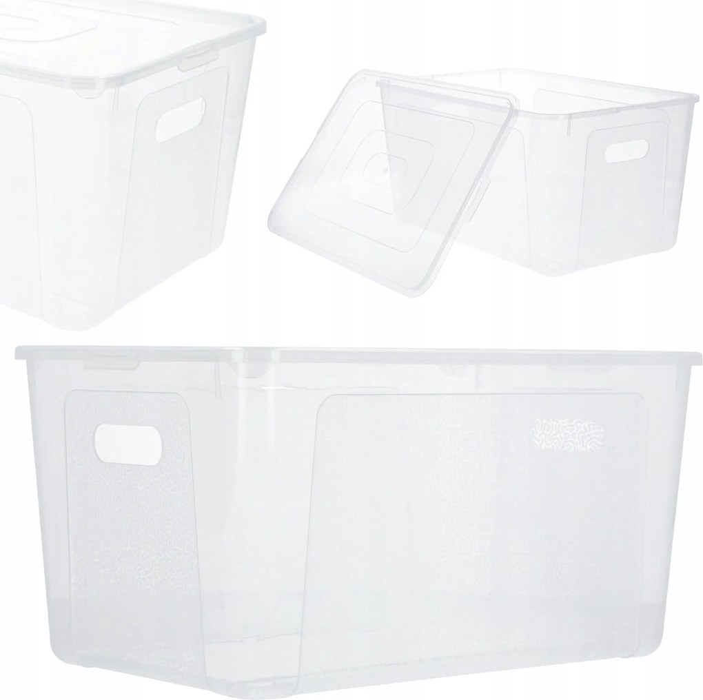 Műanyag Tároló Doboz műanyag tároló doboz fedéllel zárható játék 17l