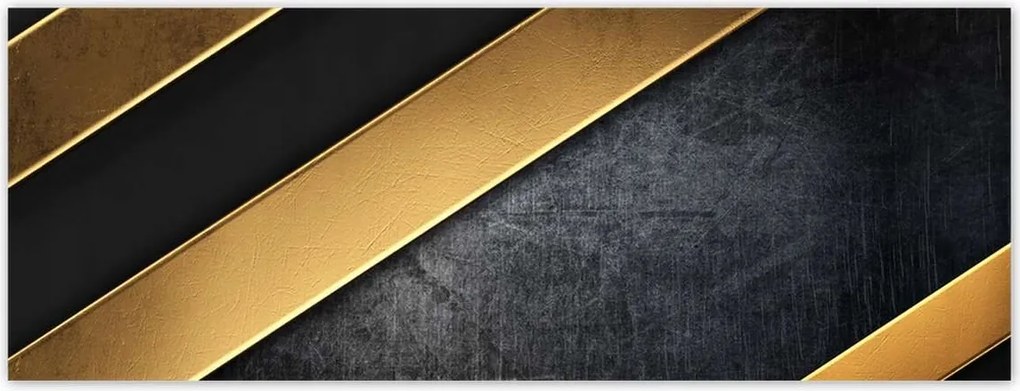Fotótapéták 250x93 Arany csíkok