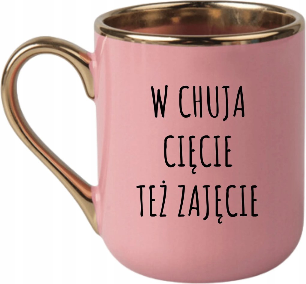 Bögre Elegáns Rózsaszín Arany Rant Vicces Ajándék C**** Vágás Is Elfoglaltság