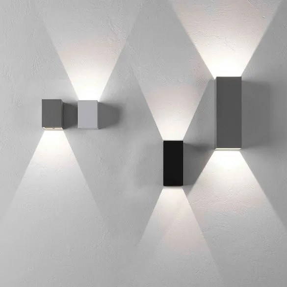 ASTRO LIGHTING 1298002 OSLO Modern Kültéri Fali Lámpa Fekete LED IP65