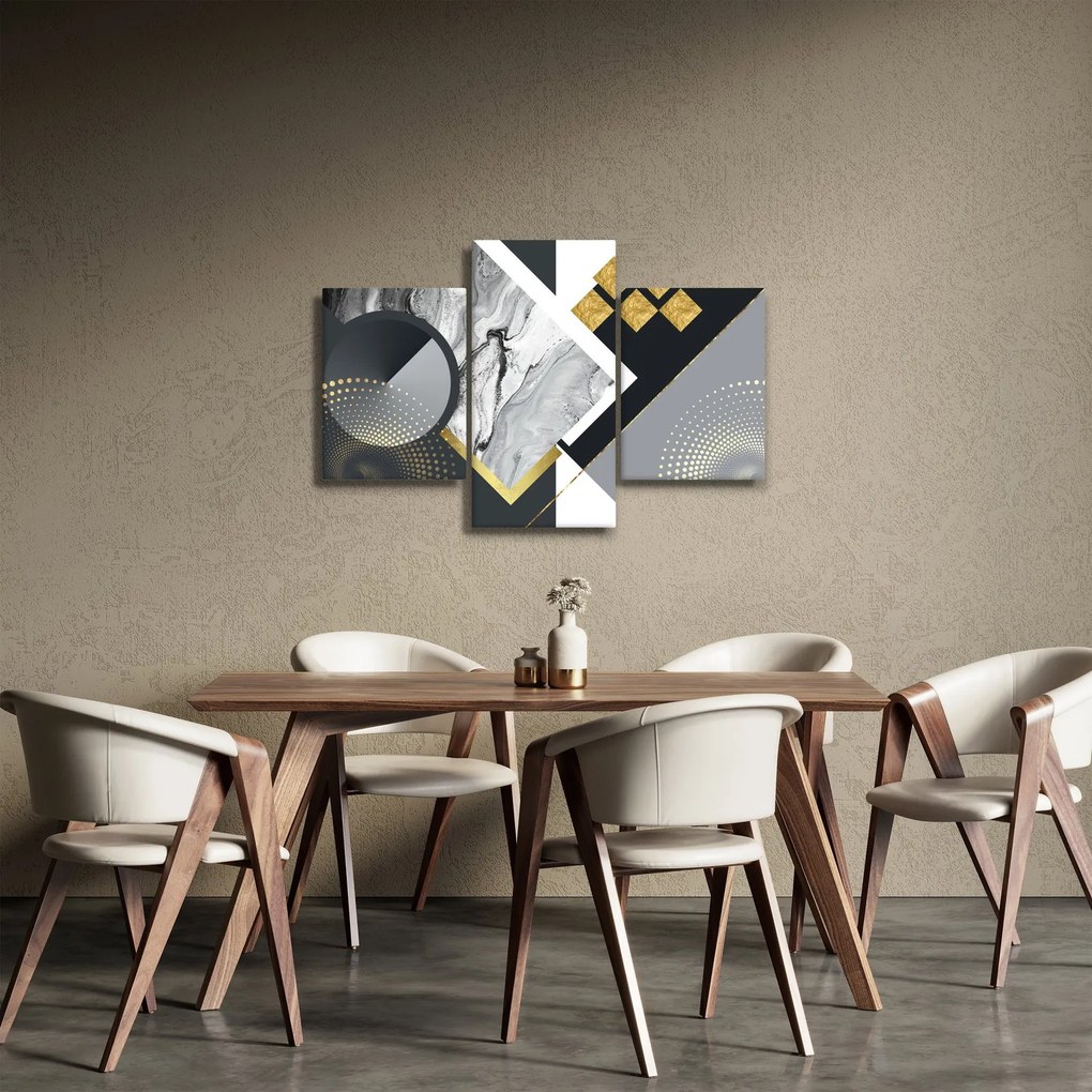 Kép - Texturális kollázs (90x60 cm)