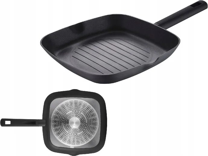 Masterpro grill serpenyő 28 cm alumínium, tapadásmentes
