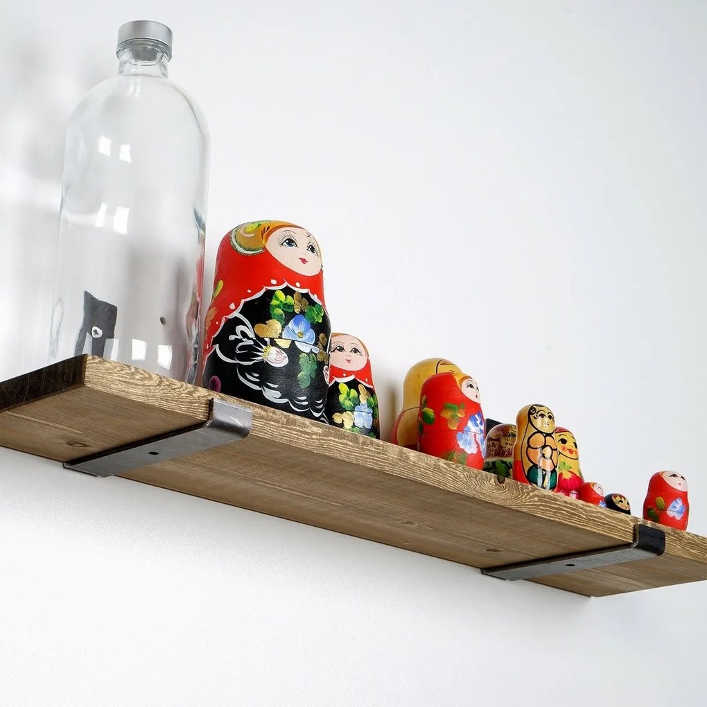 Lam009 Black and Walnut polc