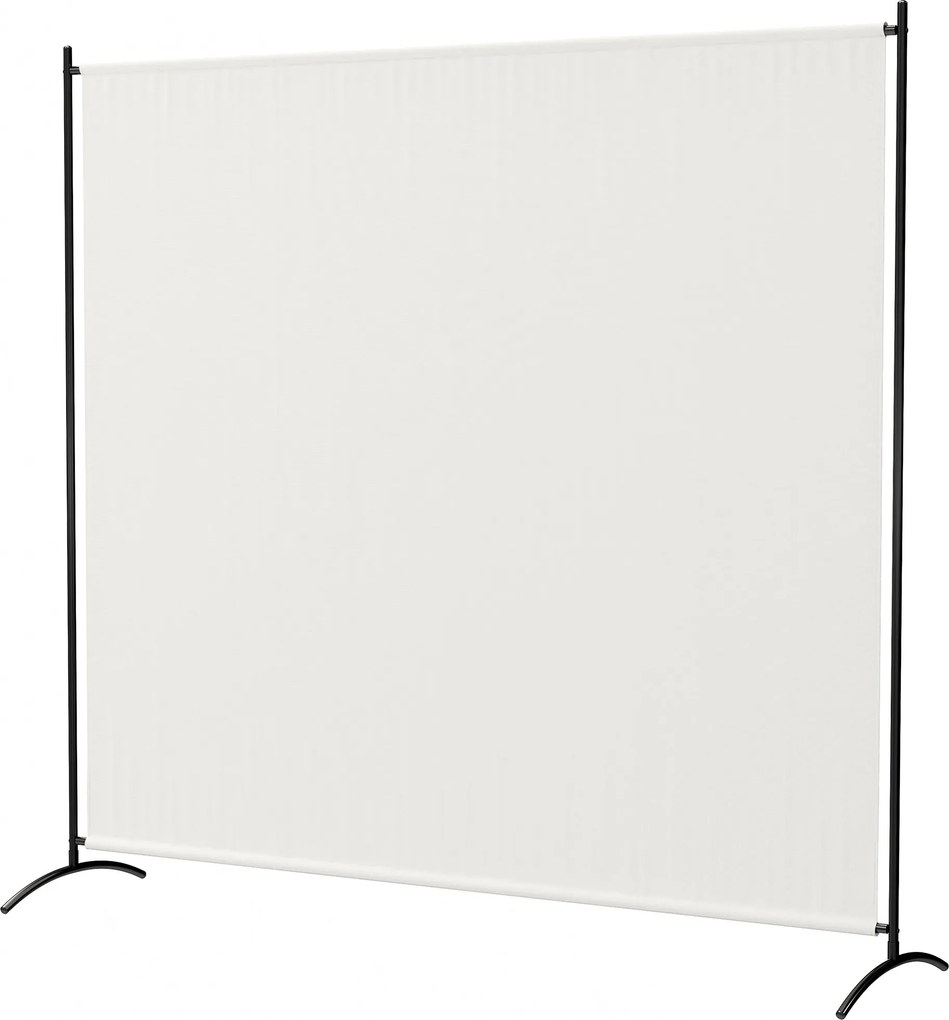 Outsunny egypaneles kültéri paraván, UV30+ vízlepergető, stabil talapzat, bézs (180 x 50 x 180 cm) | Aosom