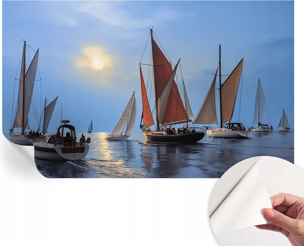 Prémium fali öntapadós fotótapéta Vitorlás kaland 416x254 cm