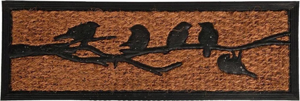 Lábtörlő Madarak hosszúkás keskeny belső külső kókusz 25x75cm