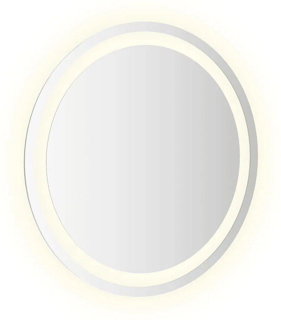 kerek LED-es fürdőszobai tükör 50 cm