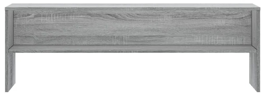 szürke sonoma színű szerelt fa TV-szekrény 120 x 40 x 40 cm