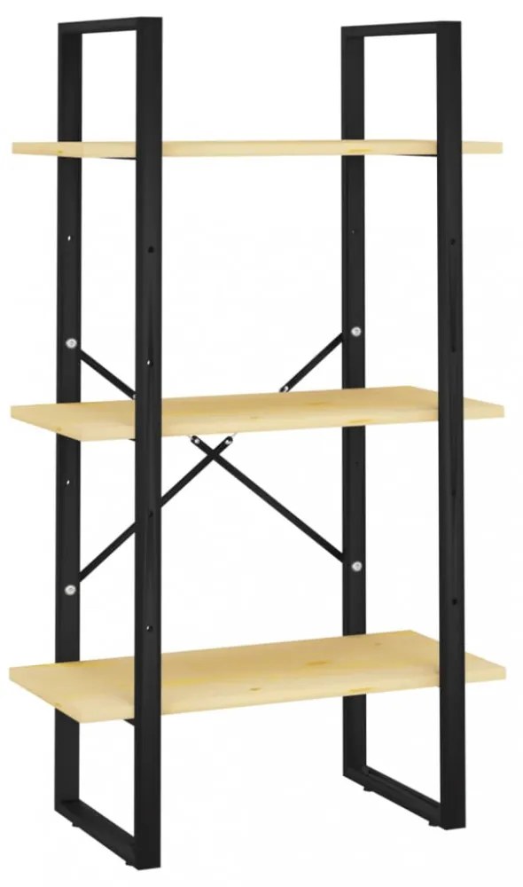 tömör fenyőfa tárolópolc 60 x 30 x 105 cm