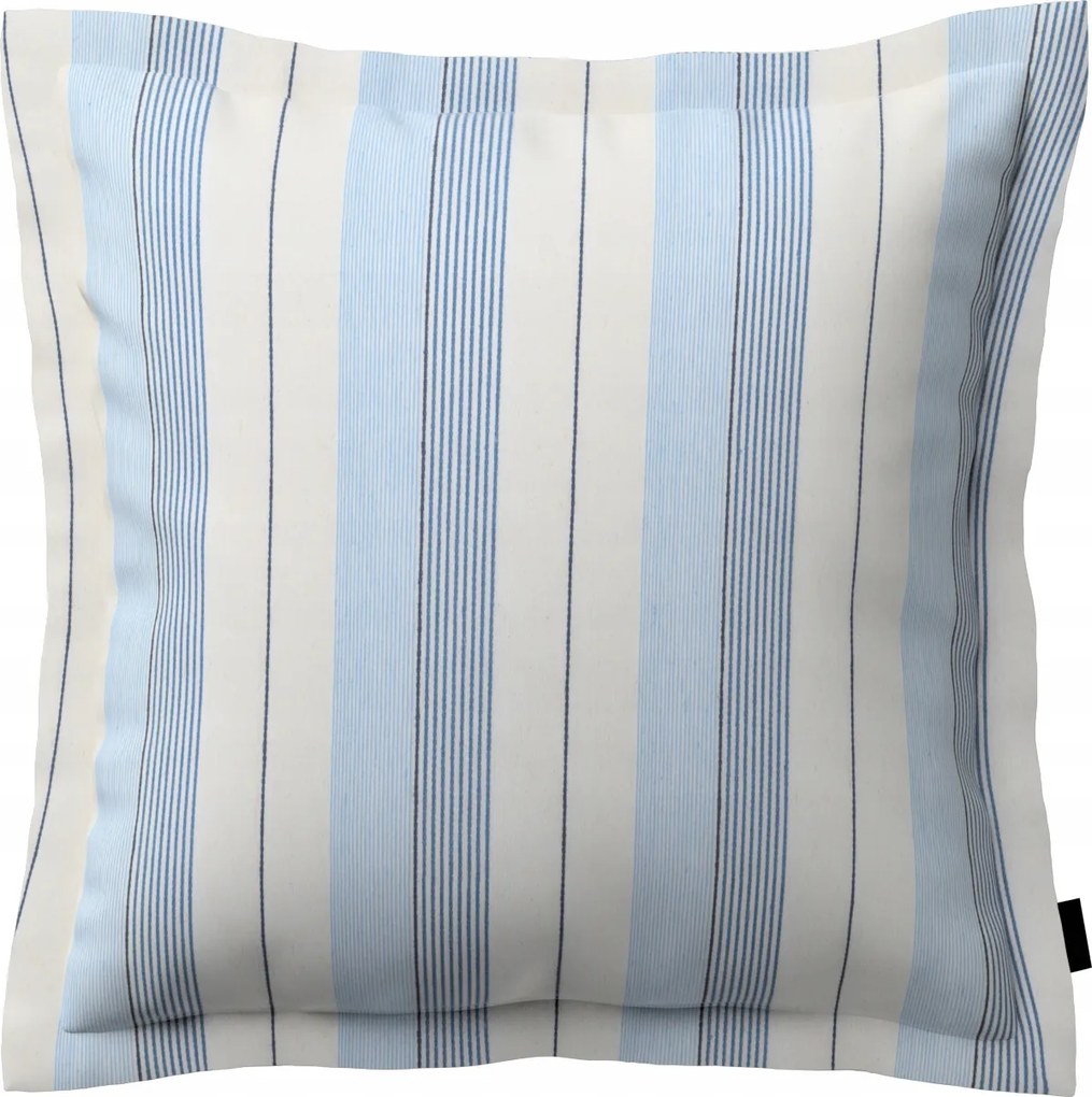 Párnahuzat 45x45 kék csíkos
