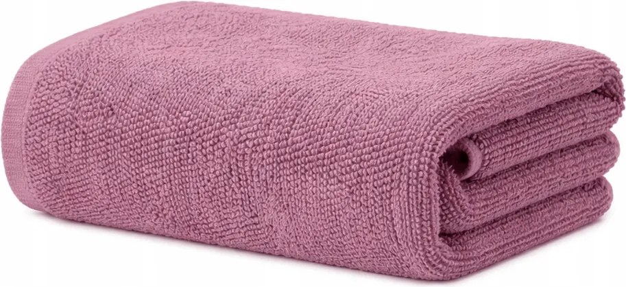 Prémium fürdőlepedő 50x100 600g popcorn kellemes nedvszívó vastag púderrózsaszín