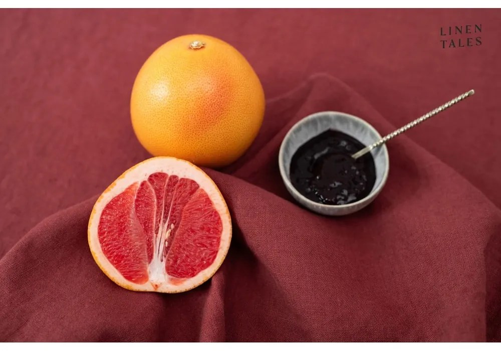 Len konyharuha 45x65 cm Marsala – Linen Tales