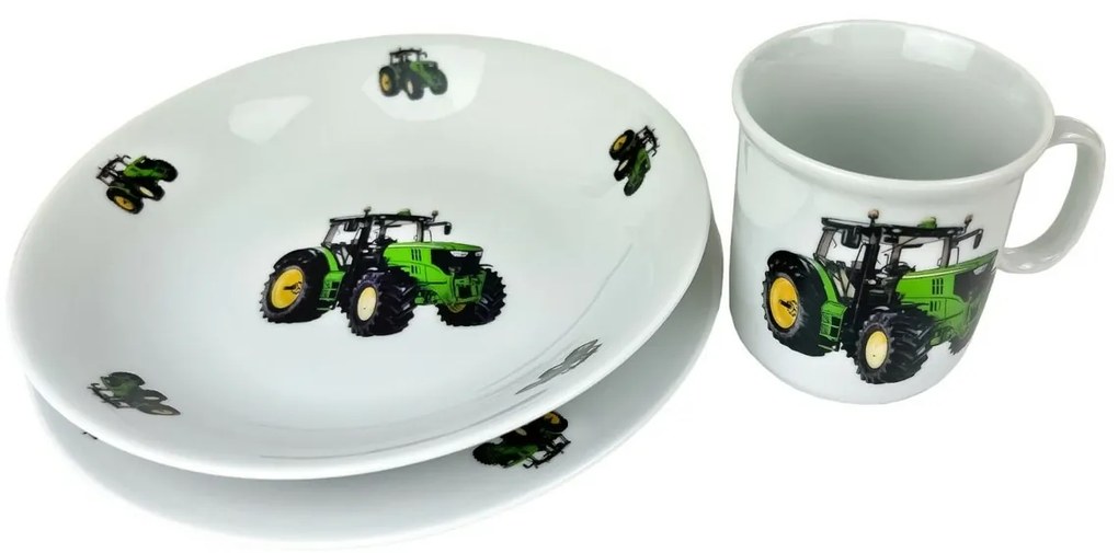Thun Új traktor 3 db-os gyerek étkészlet
