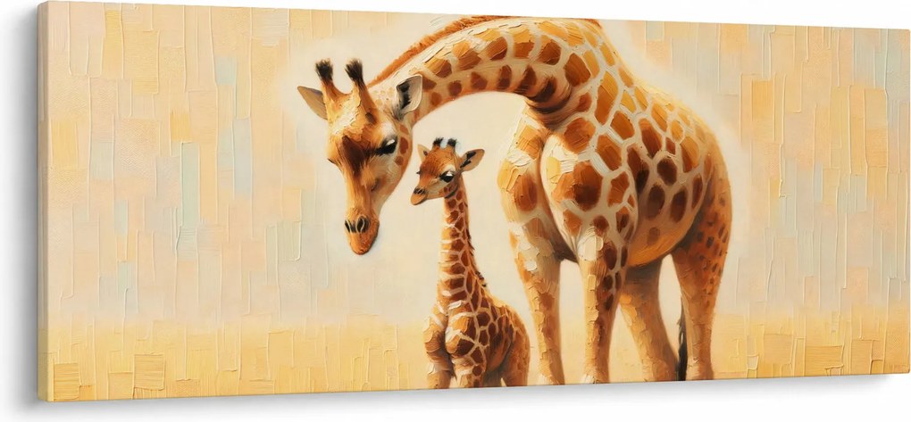 Kép - Zsiráfok (120x50 cm)