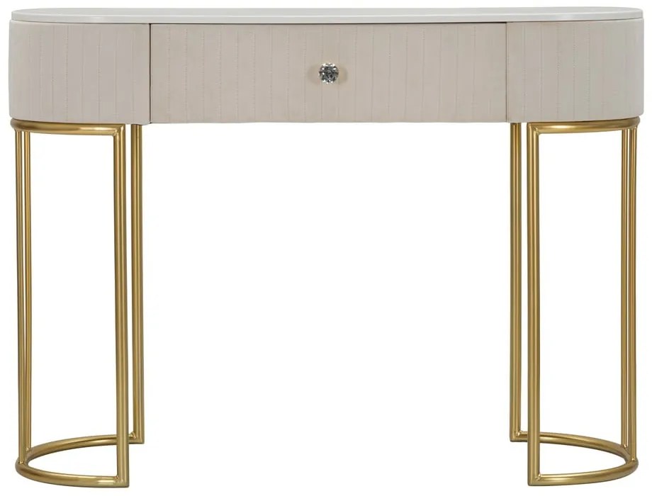 Bézs konzolasztal 100x40 cm Montpellier - Mauro Ferretti