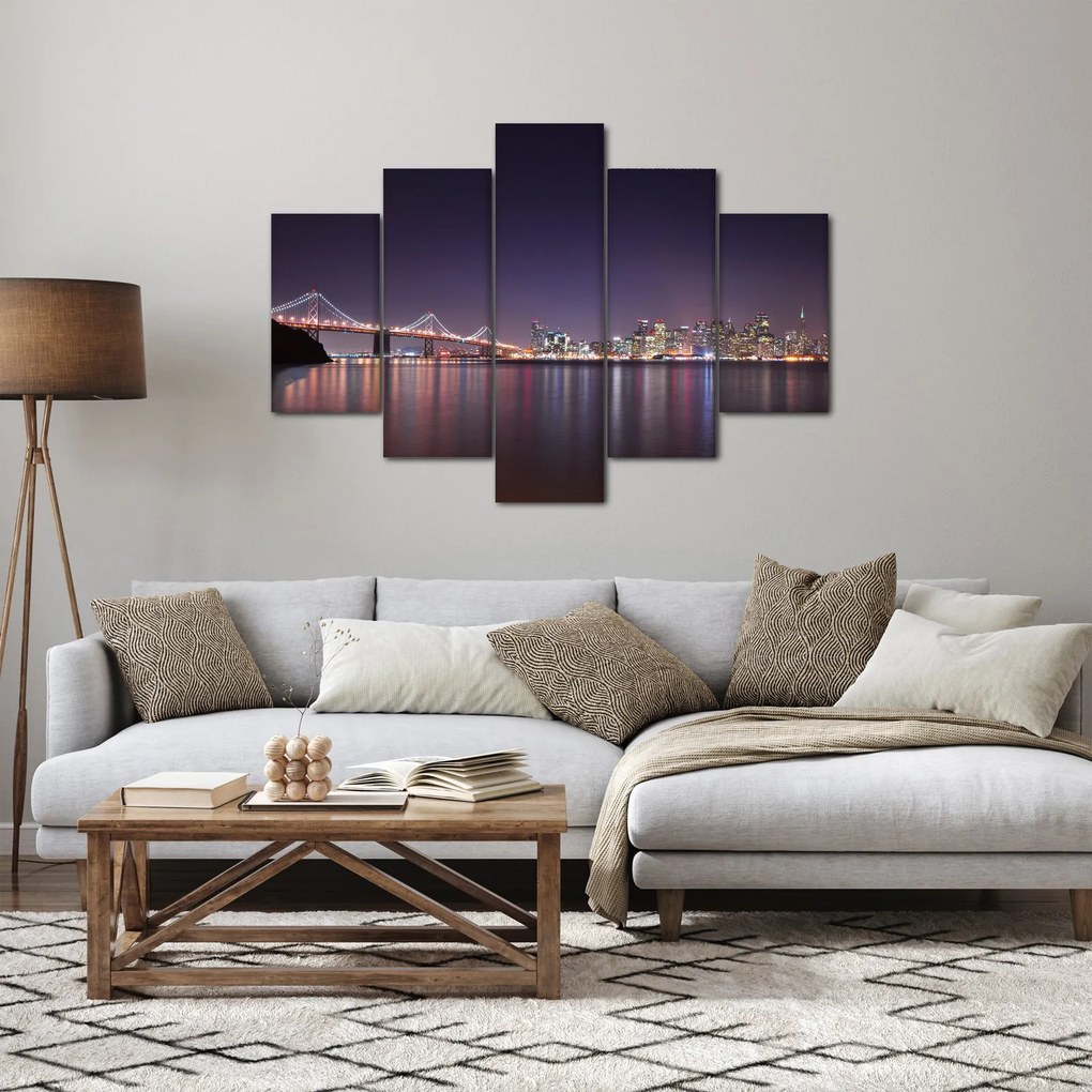 Vászonkép - Kilátás San Francisco-ra, California (150x105 cm)
