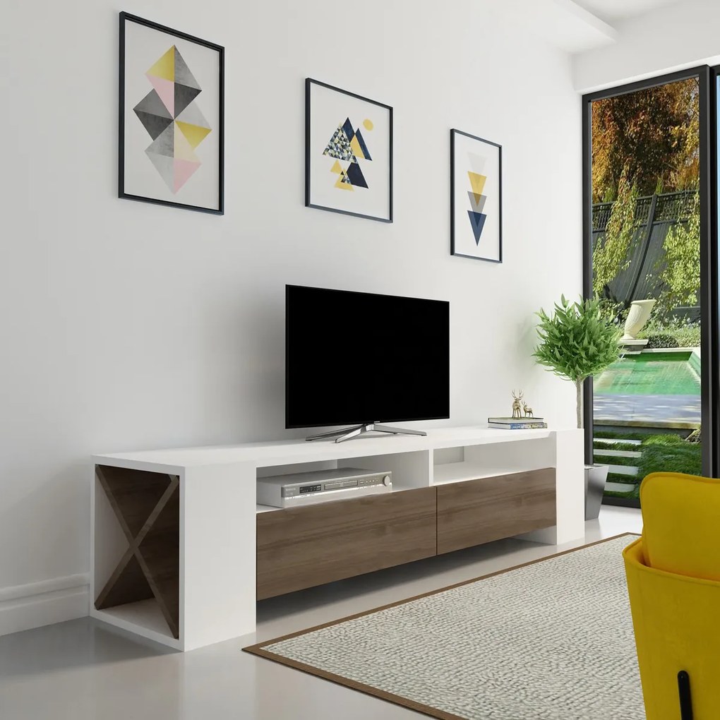 TV-állvány Sosruko White